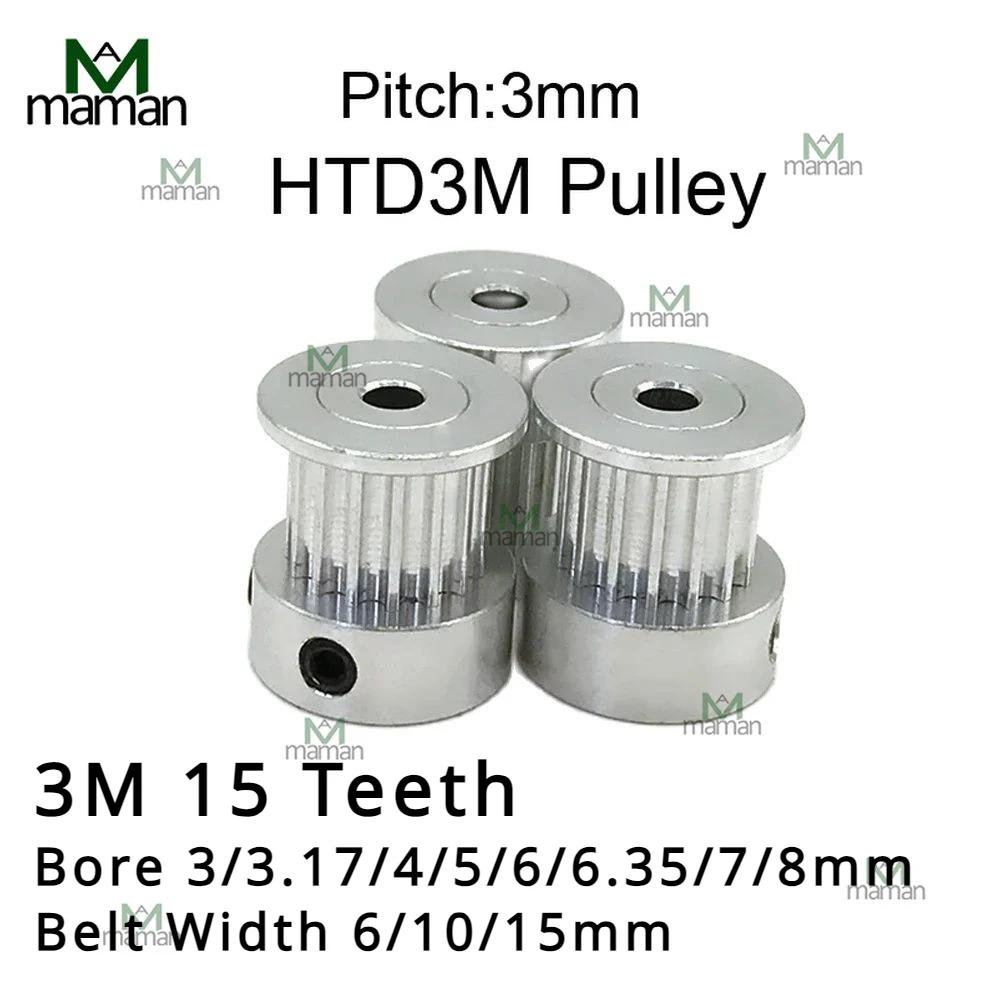 HTD3M Ÿ̹  ˷̴ K/BF Ȧ, 15 , 3/3.17, 4, 5, 6/6.35, 7, 8mm 뿪, 6, 10, 15mm, 3M  